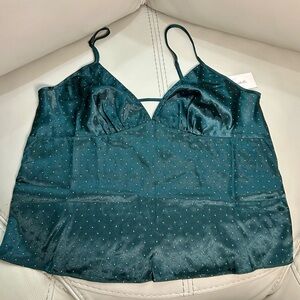 Linea Donatella Satin Camisole NWT